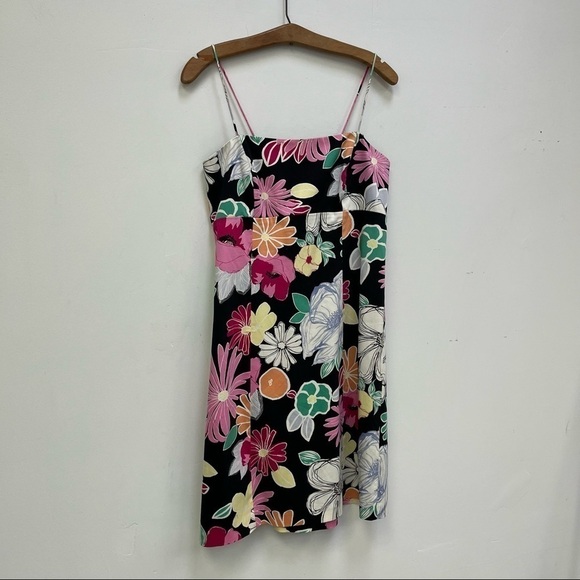 Vintage Nine West Floral Spaghetti Strap Dress - Picture 2 of 8